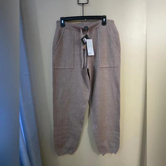 Roots Women's Tan Jogger Pants - Picture 1 of 8